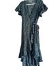 Max Studio Floral Green Cocktail Dress Size XS - photo 1