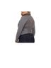 Torrid 68% Rayon 27% Nylon 5% Spandex 96% Polyester 4% Spandex 100% Polyester Solid Gray Faux Leather Jacket Size 1X - photo 2