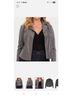 Torrid 68% Rayon 27% Nylon 5% Spandex 96% Polyester 4% Spandex 100% Polyester Solid Gray Faux Leather Jacket Size 1X - photo 4
