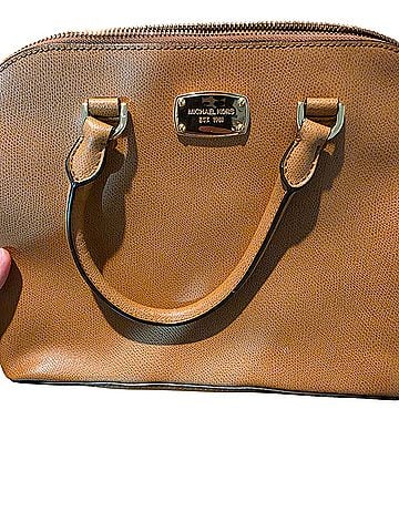 Michael Kors Leather Satchel (view 1)