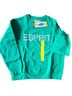 Esprit Green White Sweatshirt Size S - photo 1