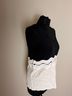 Tibi 100% Silk 100% Silk Black White Tan Sleeveless Top Size 2 - photo 3
