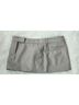Lamarque 100% Leather Gray Leather Skirt Size M - photo 4