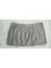 Lamarque 100% Leather Gray Leather Skirt Size M - photo 5