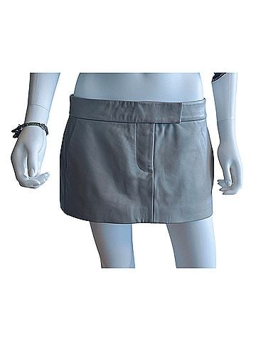 Lamarque La Marque Leather Skirt (view 2)
