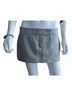 Lamarque 100% Leather Gray Leather Skirt Size M - photo 2