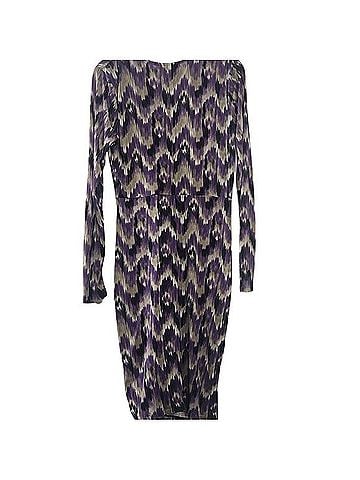 MICHAEL Michael Kors Long Sleeved Faux Wrap Dress Casual Dress (view 2)