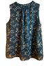 Papermoon Floral Multi Color Sleeveless Blouse Size L - photo 2