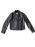 Gap Black Leather Jacket Size M - photo 1