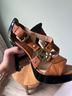 Michael Kors Brown Black Heels Size 6 - photo 3