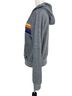 Aviator Nation Stripes Gray Multi Color Jacket Size XS - photo 9