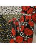 Libby Edelman Print Red Black Casual Dress Size L - photo 4