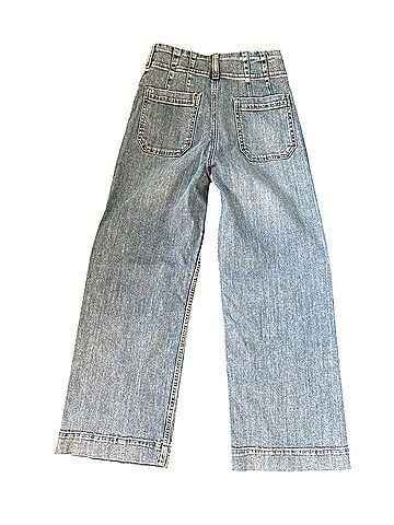 Maeve Colette High rise wide leg cropped Jeans (view 2)