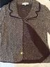 St. John Tweed Brown Ivory Jacket Size 10 - photo 6