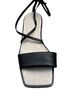 Vince. 100% Leather Black Sandals Size 7 - photo 5