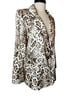 Lavender Brown 100% Polyester Animal Print Multi Color Blazer Size S - photo 5