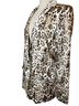 Lavender Brown 100% Polyester Animal Print Multi Color Blazer Size S - photo 4