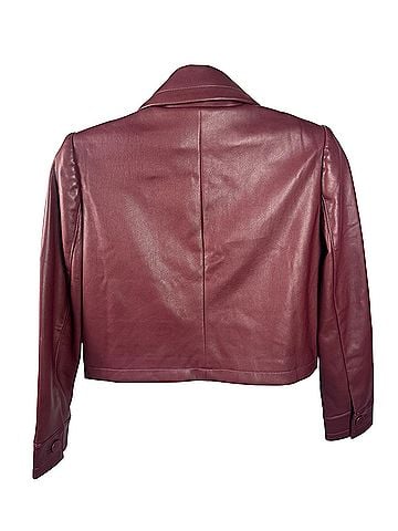 White House Black Market Faux Leather Jacket (view 2)