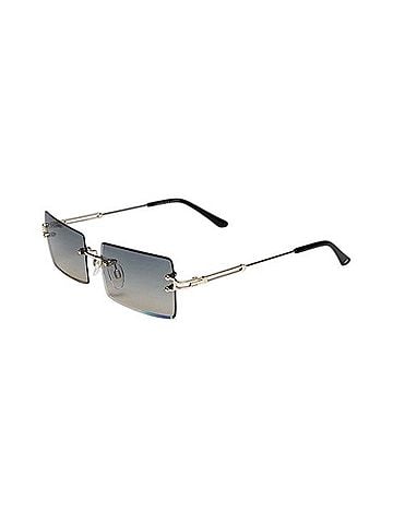 Carolina Lemke Eagle Gold Rectangular Sunglasses (view 1)