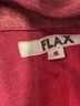 Flax 100% Linen Red Flax Blazer Size 6 - photo 5