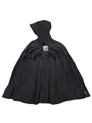 Puma Black Swan Cape Hoodie Jacket (view 1)