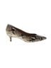 Vionic 100% Leather Animal Print Ivory Vionic Heels Size 8 - photo 1