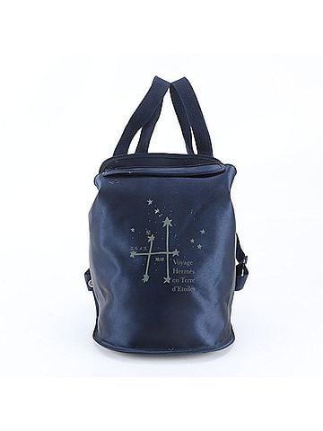 Hermès Hermes Sherpa 2-Way Backpack/Handbag, Navy Blue, Women's (view 1)