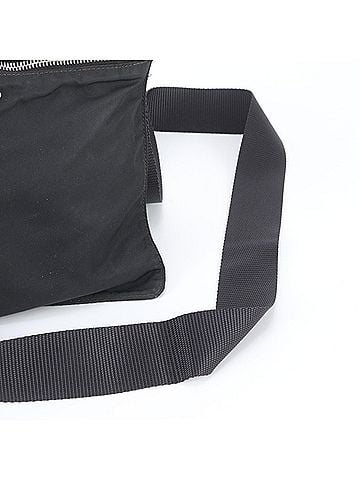 Prada Prada Tessuto Nylon Triangle Logo Leather Shoulder Bag Messenger Black Men's (view 2)