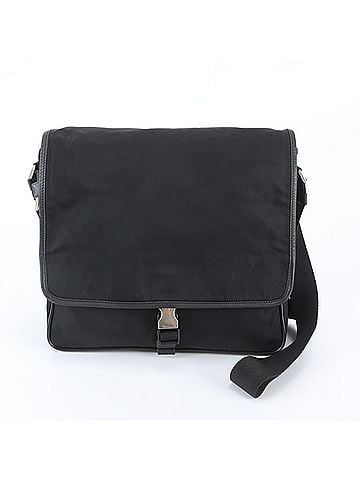 Prada Prada Tessuto Nylon Triangle Logo Leather Shoulder Bag Business for Men (view 1)