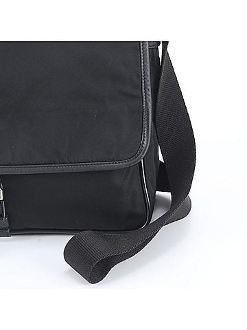 Prada Prada Tessuto Nylon Triangle Logo Leather Shoulder Bag Business for Men (view 2)