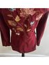 CAbi Floral Burgundy Blazer Size 8 - photo 7