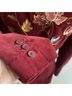 CAbi Floral Burgundy Blazer Size 8 - photo 6