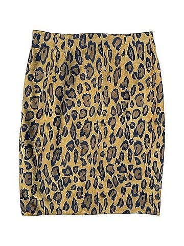 Vakko Leather Skirt (view 1)