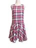BCBGeneration Plaid Pink White Black Casual Dress Size XS - photo 1