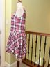 BCBGeneration Plaid Pink White Black Casual Dress Size XS - photo 4
