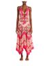 Ramy Brook 100% Polyester Floral Multi Color Pink Orange Casual Dress Size M - photo 1