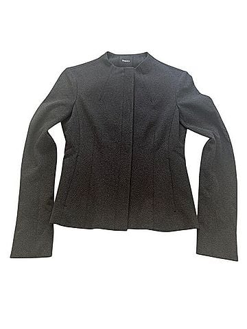 Theory Sculpted Knit Twill Blazer (view 1)