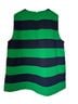 Tuckernuck 100% Polyester Stripes Green Blue Sleeveless Blouse Size XXL - photo 2
