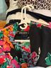 Escada 100% Silk Floral Multi Color Jumpsuit Size M - photo 3