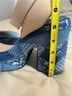 Jeffrey Campbell Print Tan Blue Heels Size 6 - photo 9
