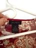 The Limited 100% Silk Floral Paisley Red Multi Color Long Sleeve Blouse Size M - photo 2