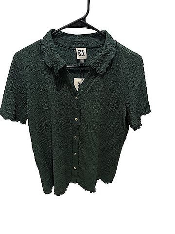 Anne Klein Short Sleeve Button-Down Shirt (view 1)