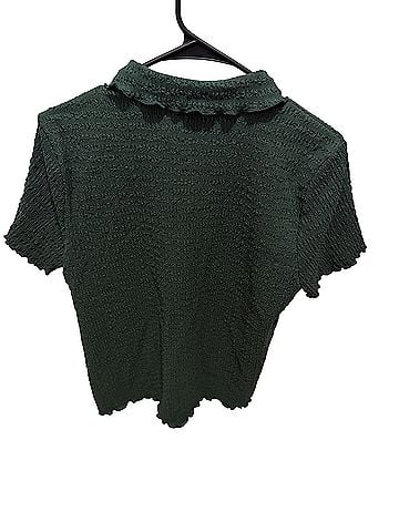 Anne Klein Short Sleeve Button-Down Shirt (view 2)