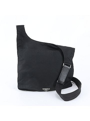 Prada Prada Tessuto Nylon Triangle Logo Leather Shoulder Bag for Men (view 1)