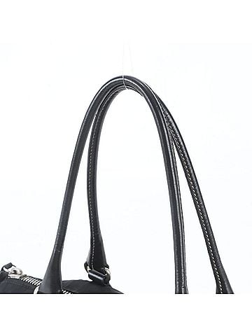 Prada Prada Tessuto Nylon Triangle Logo Leather Tote Bag Handbag Shoulder Women's (view 2)
