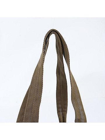Prada Prada Tessuto Nylon Triangle Logo Leather Tote Bag Handbag Shoulder Women's (view 2)