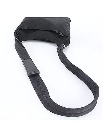 Prada Prada Tessuto Nylon Triangle Logo Leather Shoulder Bag for Men (view 2)