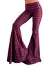 Teeki Stars Burgundy Yoga Pants Size L - photo 1