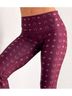 Teeki Stars Burgundy Yoga Pants Size L - photo 4