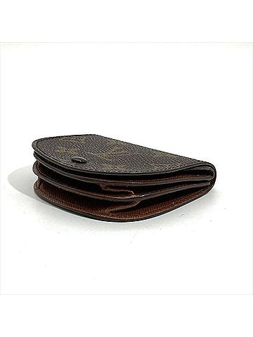 Louis Vuitton Louis Vuitton Portemonnaie Gesse Wallet/Coin Case, Monogram Canvas, M61970, Brown, Gold Hardware, CT0011 (view 2)